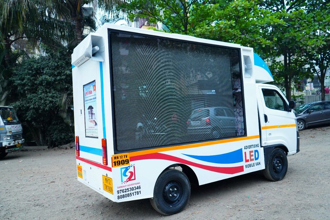 Outdoor LED video van advertising